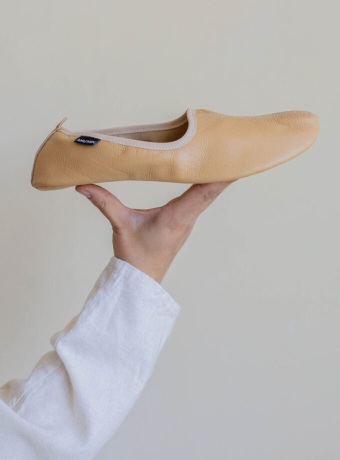 Leren Tawaaf Schoenen